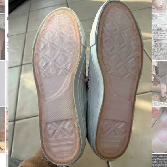 Converse x Turnstile One Pro White Skate Sneakers in Size 10 - Picture 5 of 13